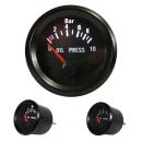 Zusatzinstrument - Öldruck "Youngtimer" (21114V), Ø 52mm (0~10 bar), schwarz